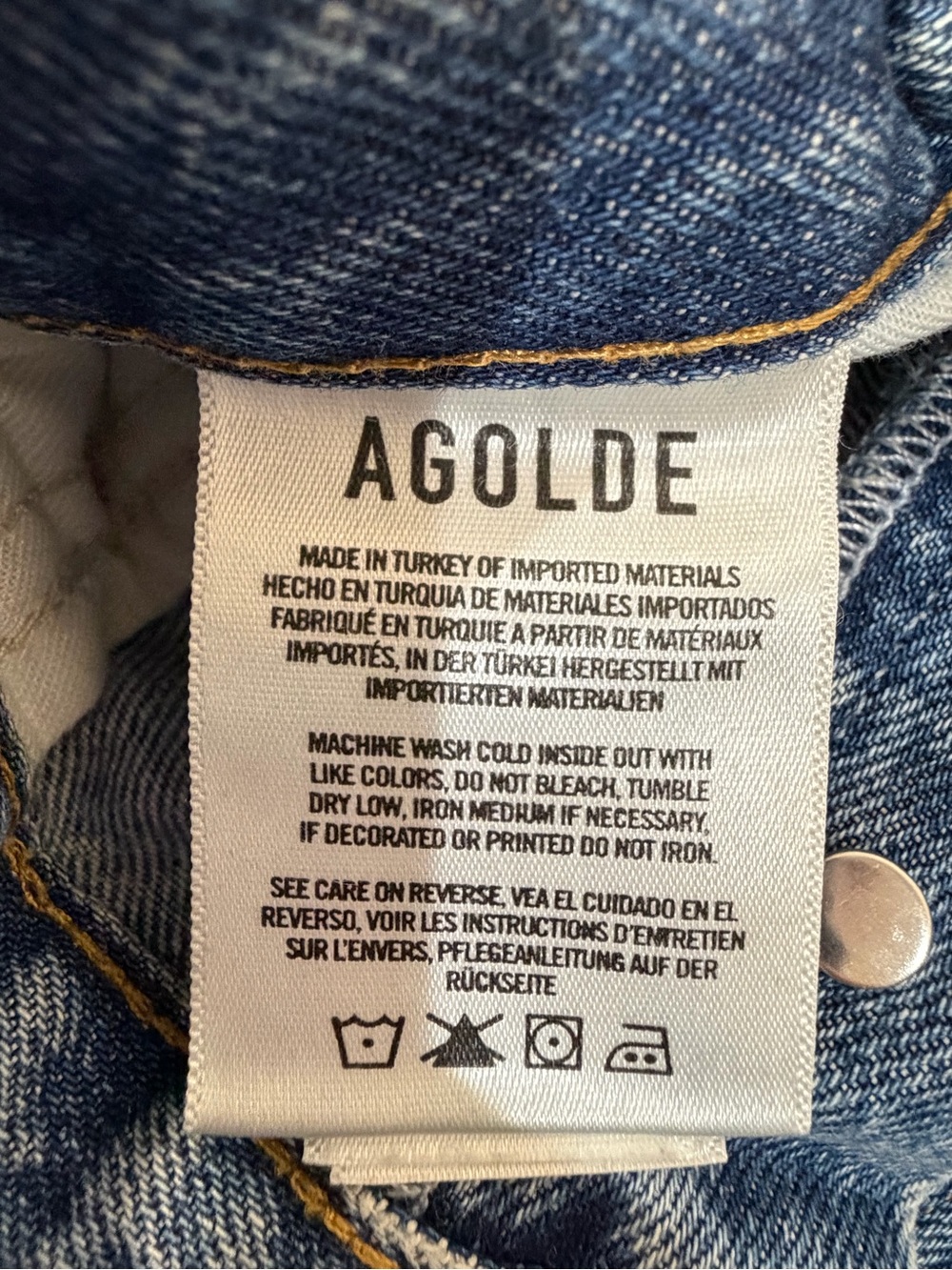 AGOLDE Women’s High Rise 90s Pinch Jeans Size 29 Cotton - Picture 8 of 12